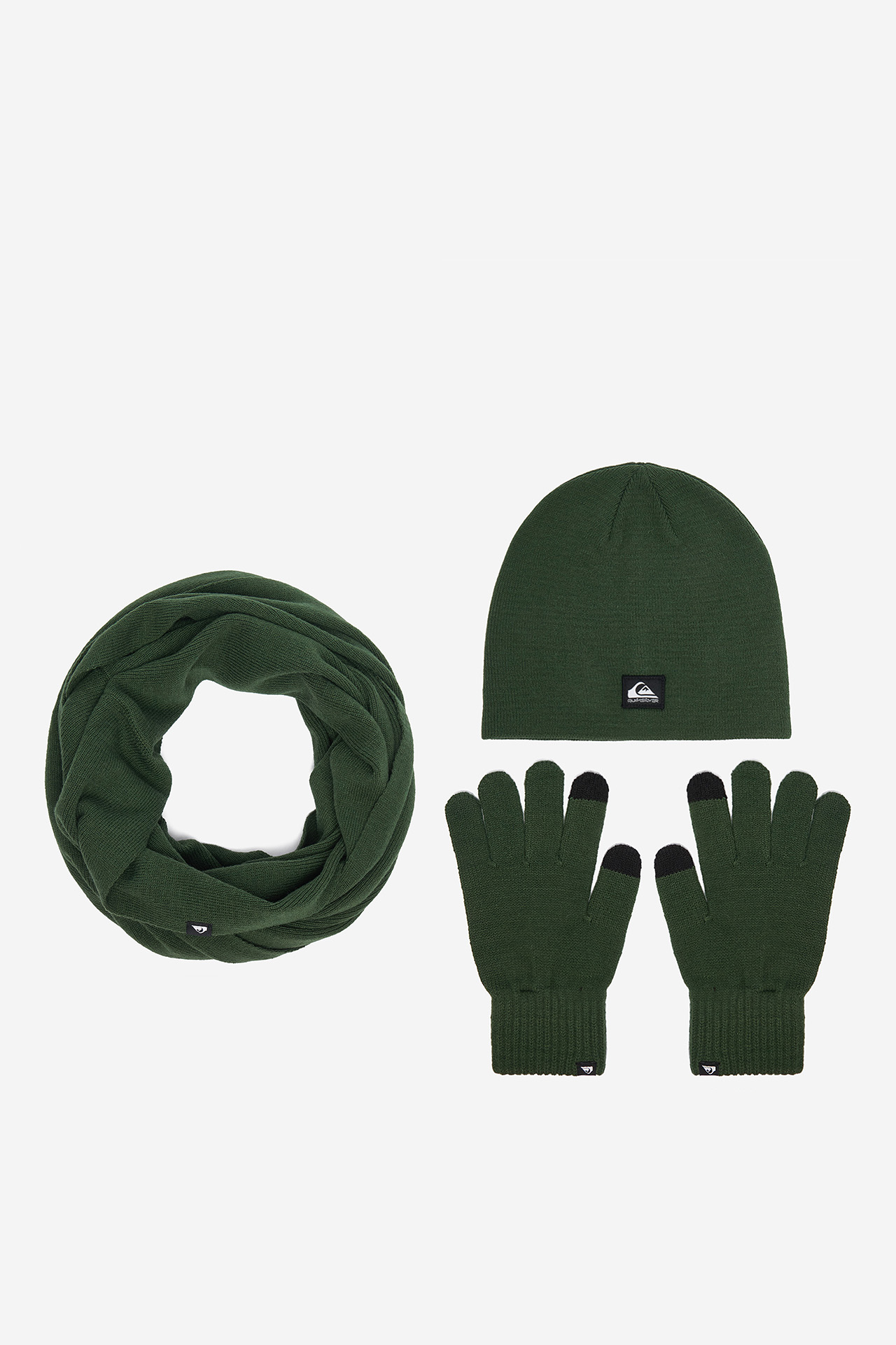 Quiksilver Set căciulă, fular tip guler și mănuși
